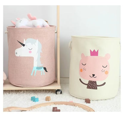 Toy Storage  Basket With Handles - Just Kidding Store
