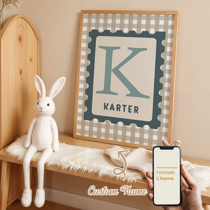 Personalized Custom Name Cartoon Canvas Print