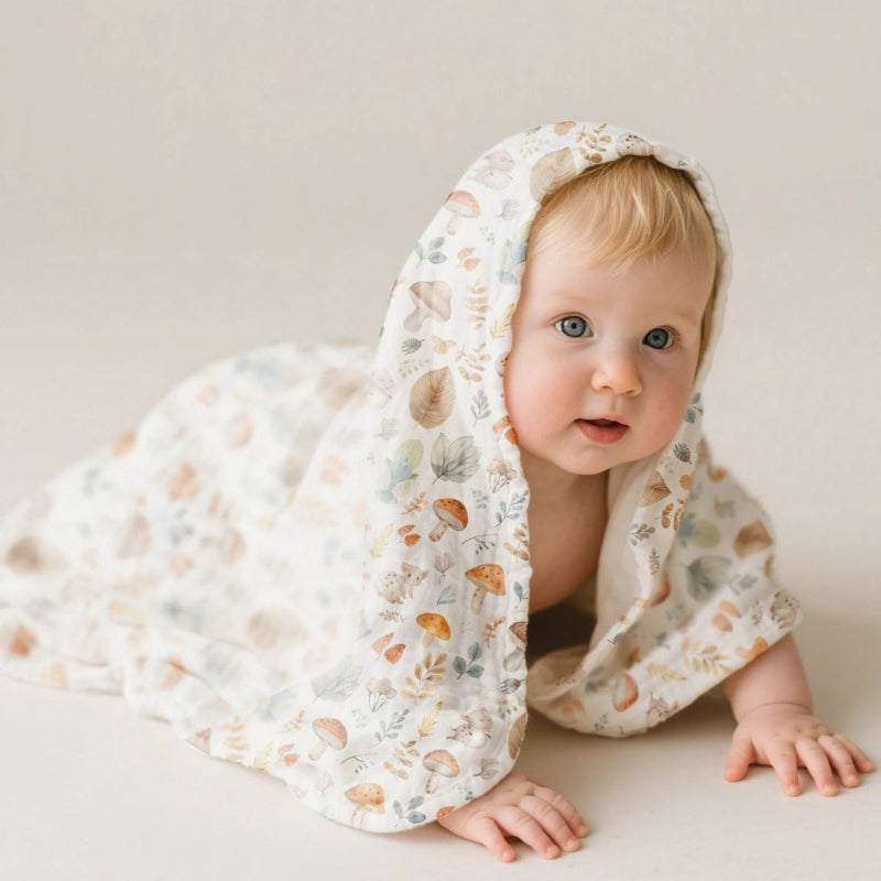 6 Layers Soft Cotton Muslin Swaddle Blanket  - Just Kidding Store