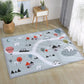 Oversized Play Mat - Quilted Anti Skid Carpet - Nordic Winter