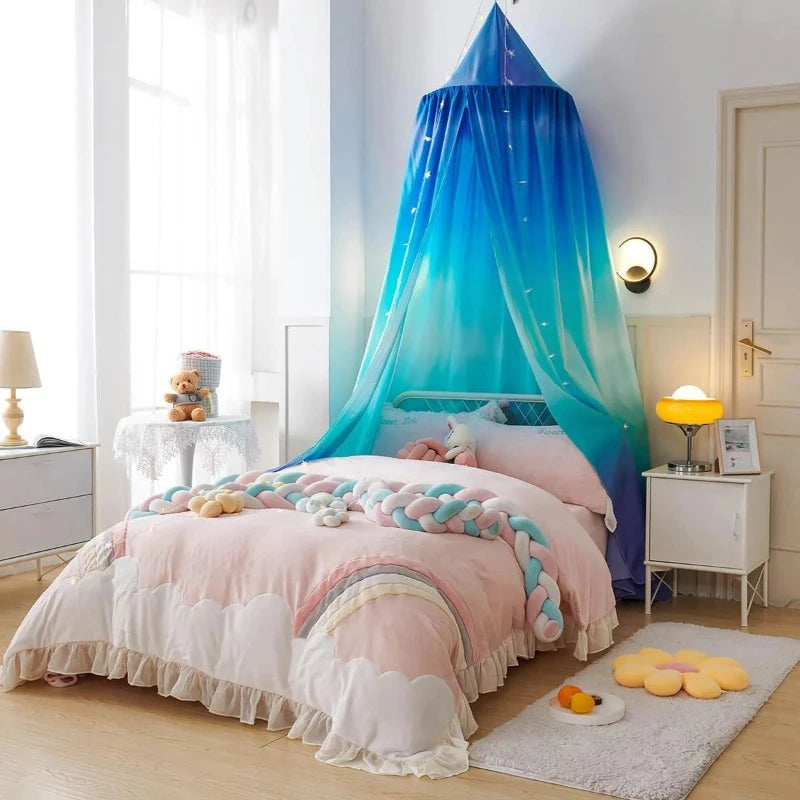 Ombre Blue Bed Canopy - Just Kidding Store