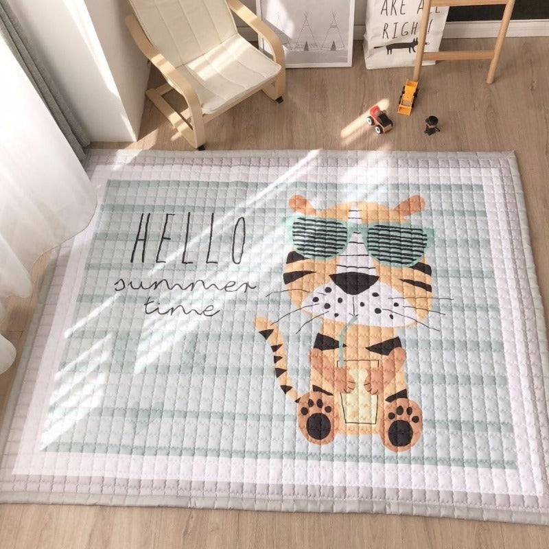 Oversized Play Mat - Quilted Anti Skid Carpet