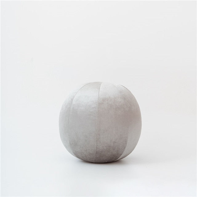Ball Velvet Cushion - Round Pillow - Just Kidding Store