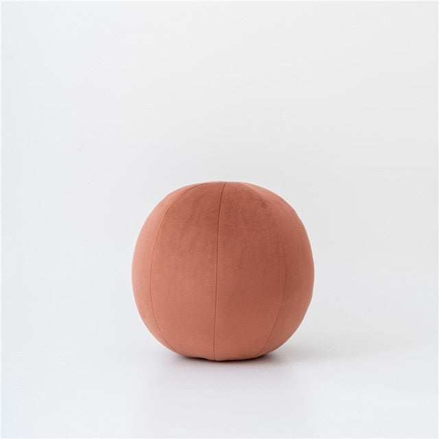 Ball Velvet Cushion - Round Pillow - Just Kidding Store