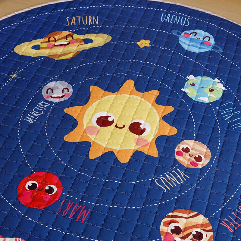Activity Play Mat - Toy Storage Bag - Solar System - Just Kidding Store