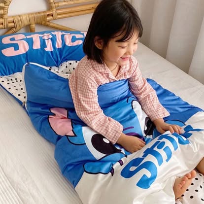 Kids Sleeping Bag With Pillow - Sleeping Envelope - Just Kidding Store
