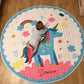 Activity Play Mat Baby Kids Toy Storage Bag Blue Unicorn - Just Kidding Store