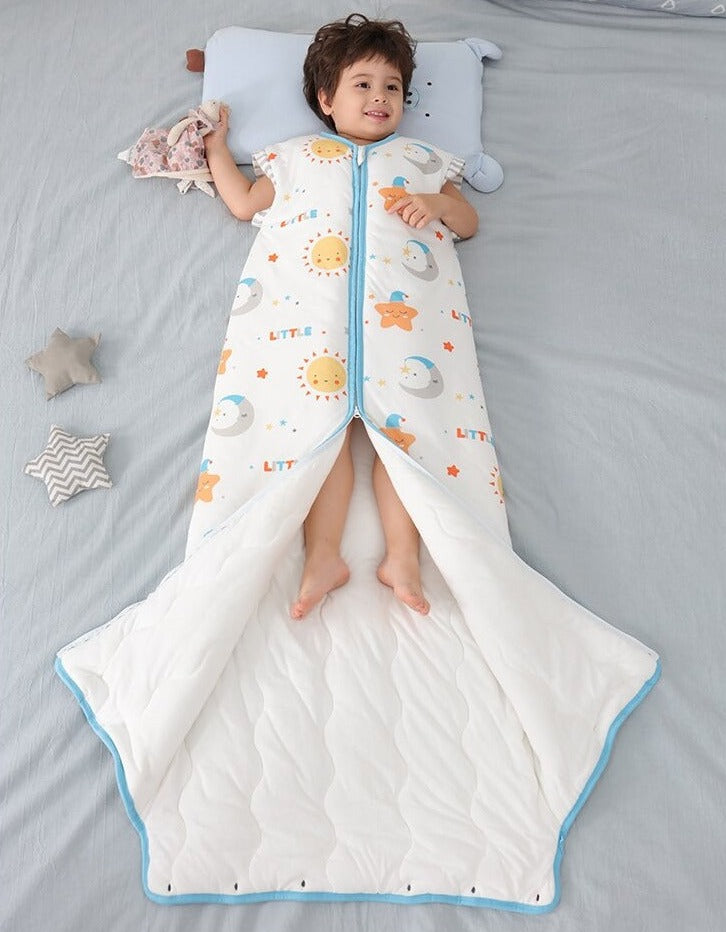 Sleeping Anti-Kick Bag - Detachable Sleeves Sleepsack - Just Kidding Store