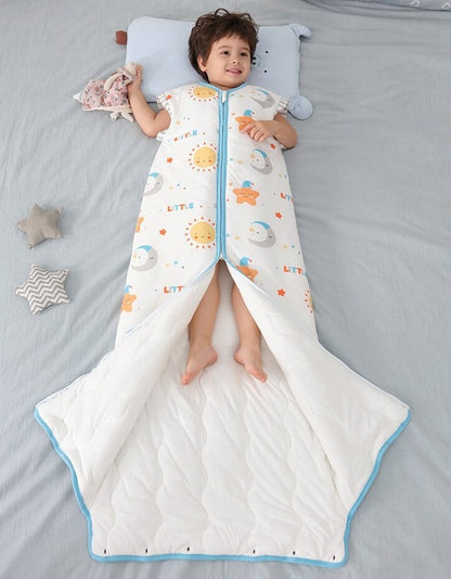 Sleeping Anti-Kick Bag - Detachable Sleeves Sleepsack - Just Kidding Store
