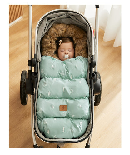 Winter Windproof Footmuff - Universal Pram Sleepsack 0-24M