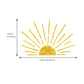 Bohemian Sun Nursery Kids Wall Decal - Just Kidding Store