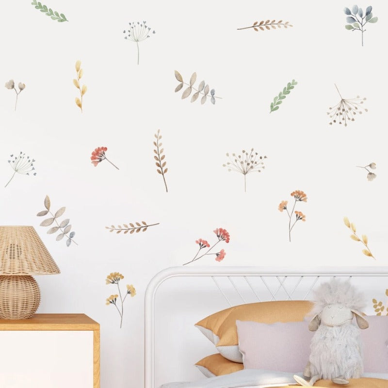 Botanic Flowers Wall Decals - Just Kidding Store