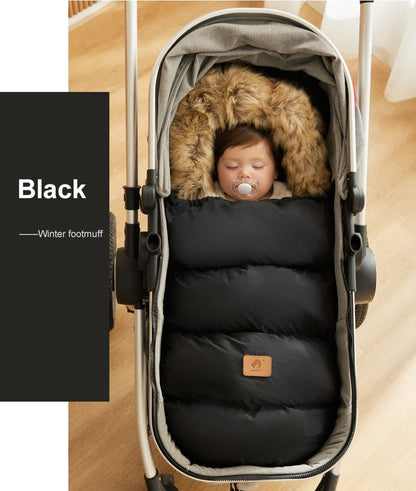 Winter Windproof Footmuff - Universal Pram Sleepsack 0-24M - Just Kidding Store