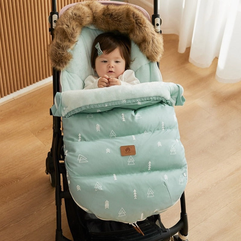 Winter Windproof Footmuff - Universal Pram Sleepsack 0-24M - Just Kidding Store