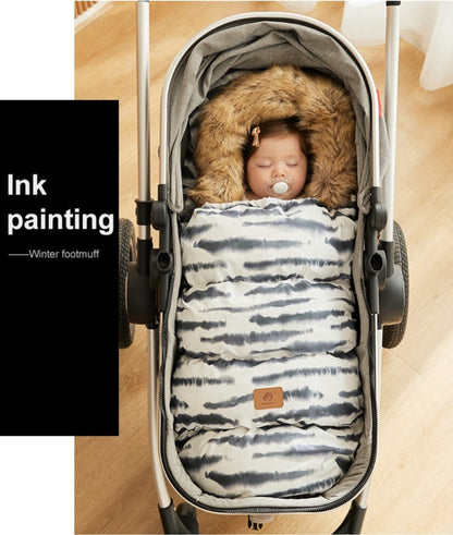 Winter Windproof Footmuff - Universal Pram Sleepsack 0-24M - Just Kidding Store