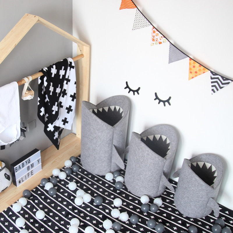 Shark Kids Storage Laundry Basket - Just Kidding Store