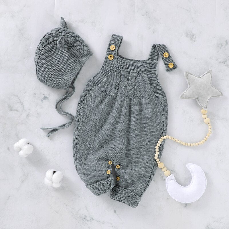 Knitted Toddler Infant Jumpsuit Set - Just Kidding Store