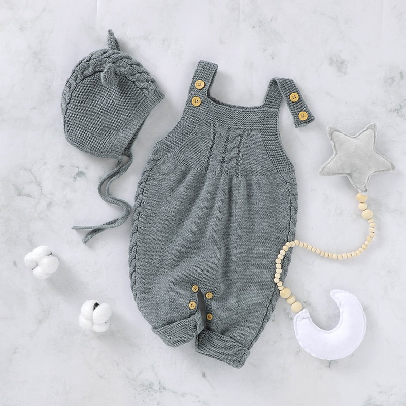Knitted Jumpsuit Set