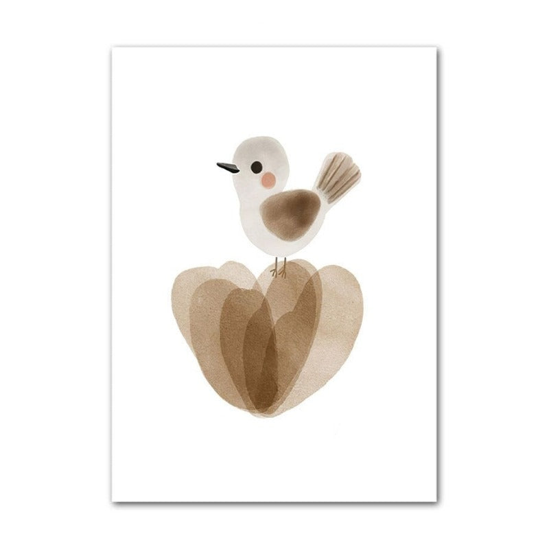 Boho Woodland Nursery Children Canvas Prints - Just Kidding Store