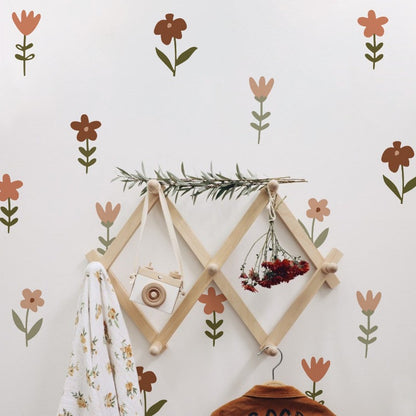 Boho Flowers Nursery Wall Sticker - Just Kidding Store