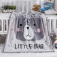 Little Bear Fleece Blanket - Kids Bedding Throw