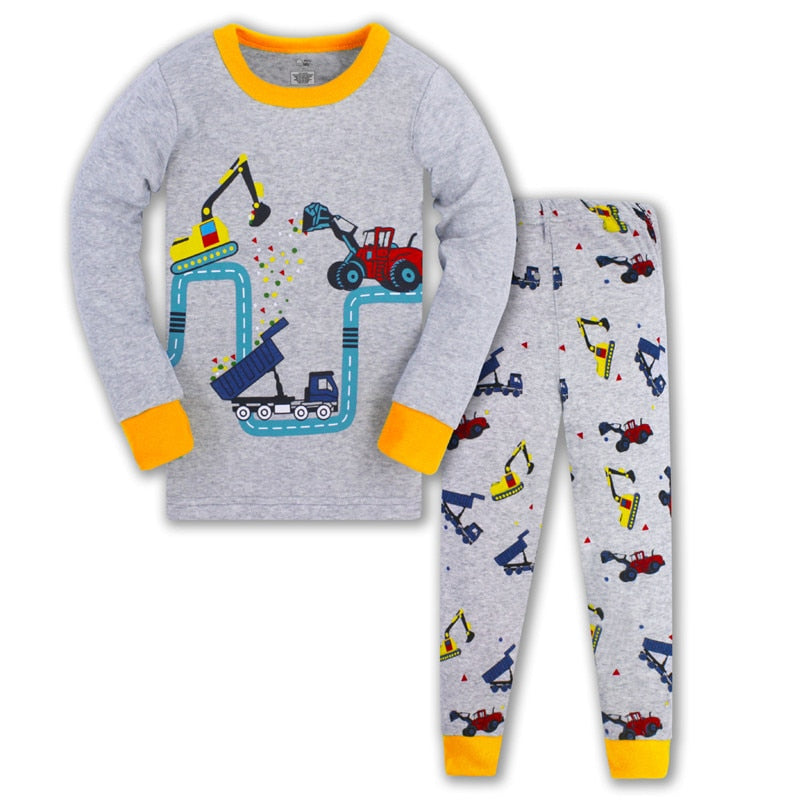Fire Brigade Childrens Pajama Set - Just Kidding Store