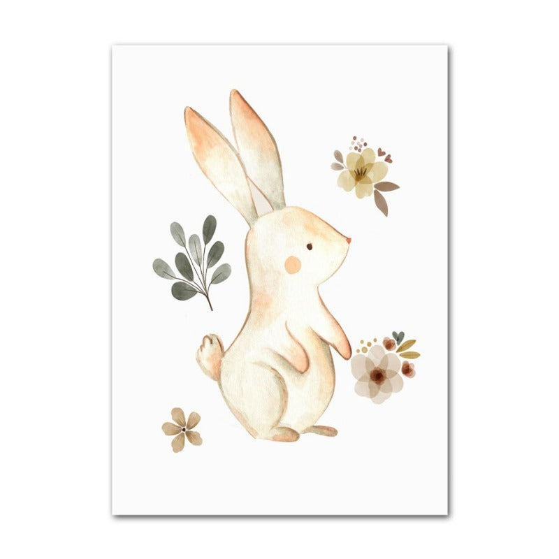 Boho Woodland Nursery Woodland Canvas Prints - Just Kidding Store