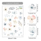 Floral Botanical Butterfly Watercolor Wall Stickers - Just Kidding Store