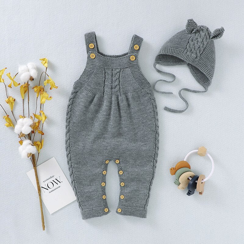 Knitted Toddler Infant Jumpsuit Set - Just Kidding Store