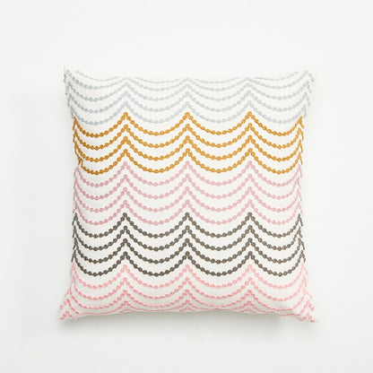 Floral Embroidery Cushion Cover - Just Kidding Store