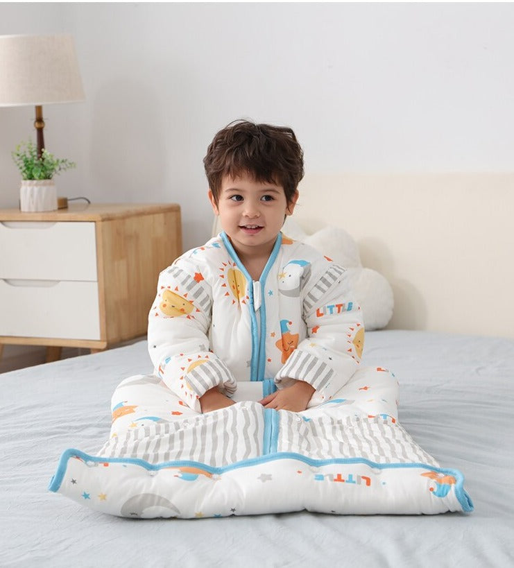Sleeping Anti-Kick Bag - Detachable Sleeve Sleepsack - Just Kidding Store