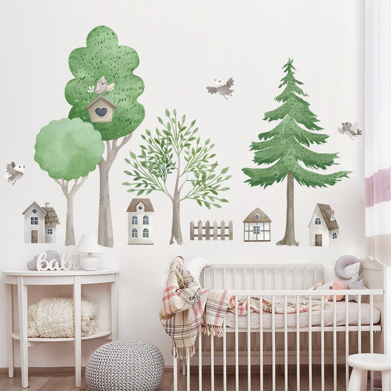 Nordic Forest Wall Decal - Just Kidding Store