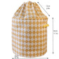 Large Linen Storage Basket With Drawstring - Just Kidding Store