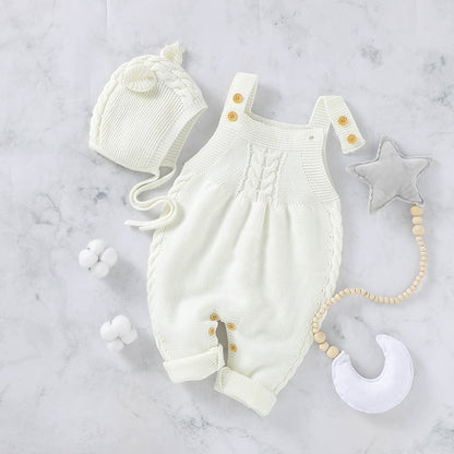 Knitted Baby Infant Toddler Jumpsuit Set - Just Kidding Store