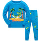 Blue Shark Childrens Pajama Set - Just Kidding Store