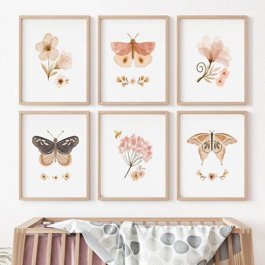 Boho Woodland Nursery Children Canvas Prints - Just Kidding Store