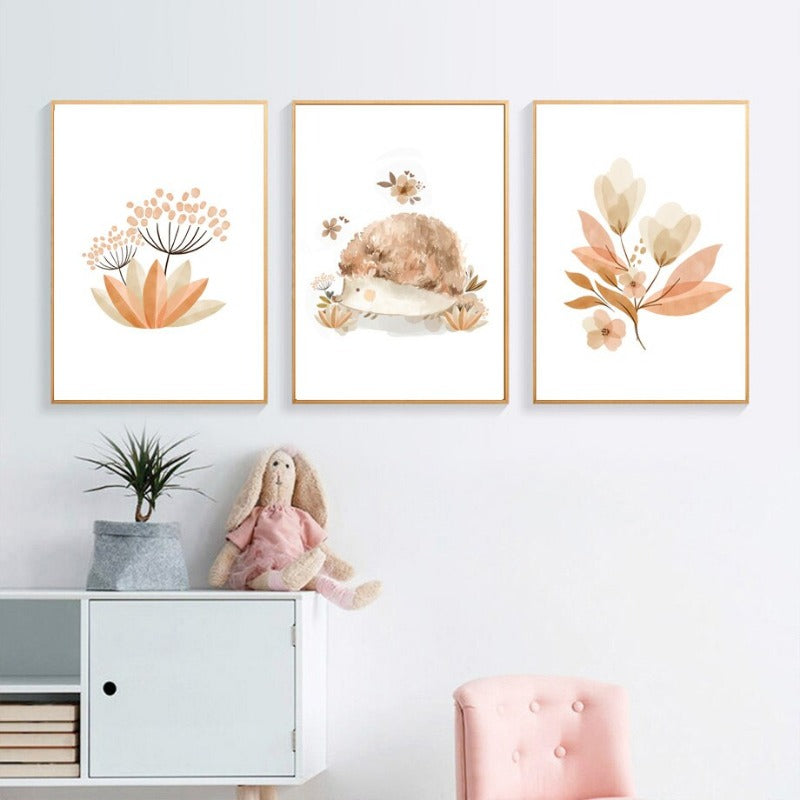 Boho Woodland Nursery Woodland Canvas Prints - Just Kidding Store