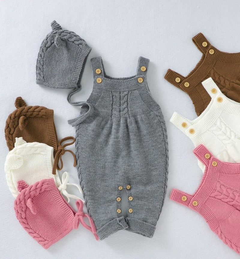 Knitted Toddler Infant Jumpsuit Set - Just Kidding Store