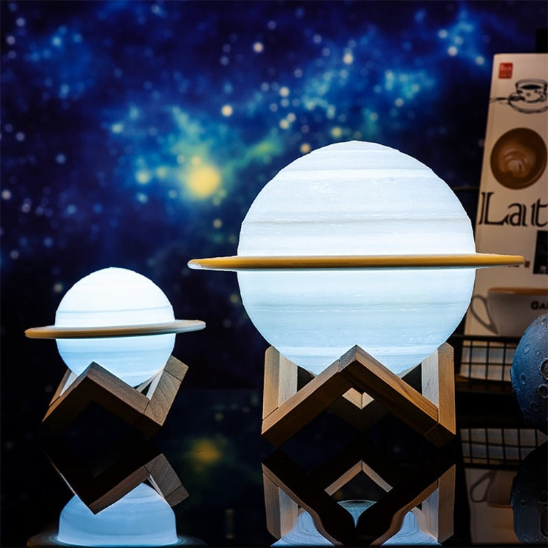 Saturn Lamp - 3D Print Night Light - Just Kidding Store
