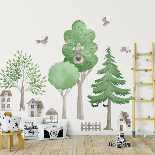 Nordic Forest Wall Decal - Just Kidding Store