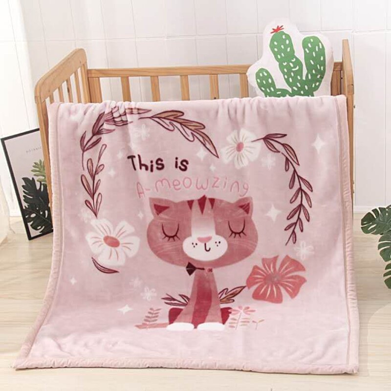 Double Layer Warm Plush Baby Children Blanket - Just Kidding Store