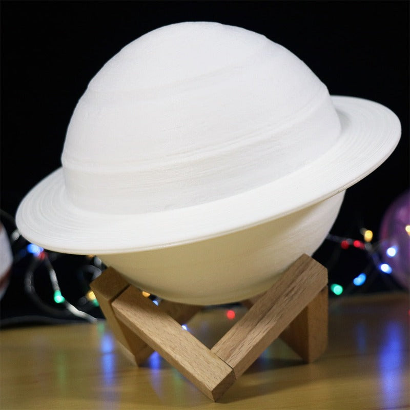 Saturn Lamp - 3D Print Night Light - Just Kidding Store