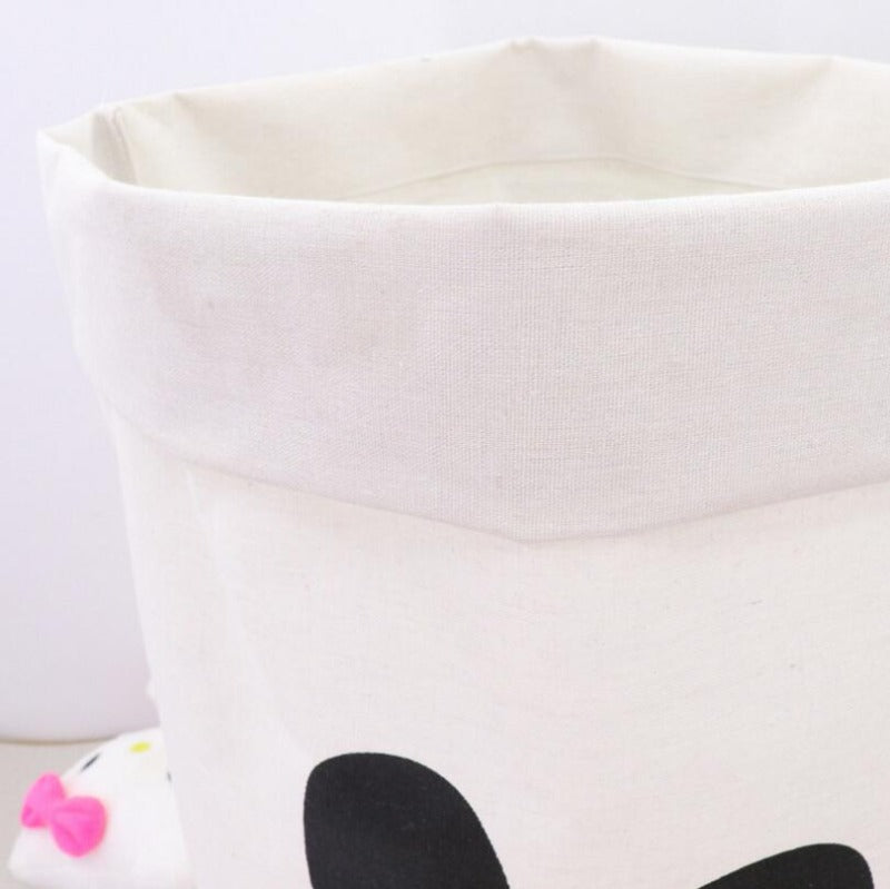 Folding Cotton Canvas Storage Bag - Miffy Bunny - Just Kidding Store