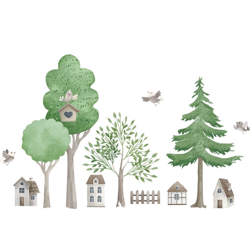 Nordic Forest Wall Decal - Just Kidding Store