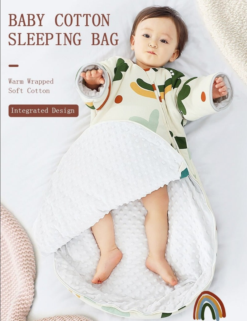 Baby Sleeping Bag - Detachable Sleeves Anti-Kick Sleep Sack - Just Kidding Store