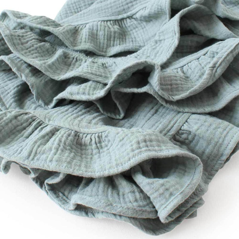 Ruffle Muslin Baby Blanket - Just Kidding Store