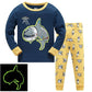 Blue Shark Childrens Pajama Set - Just Kidding Store