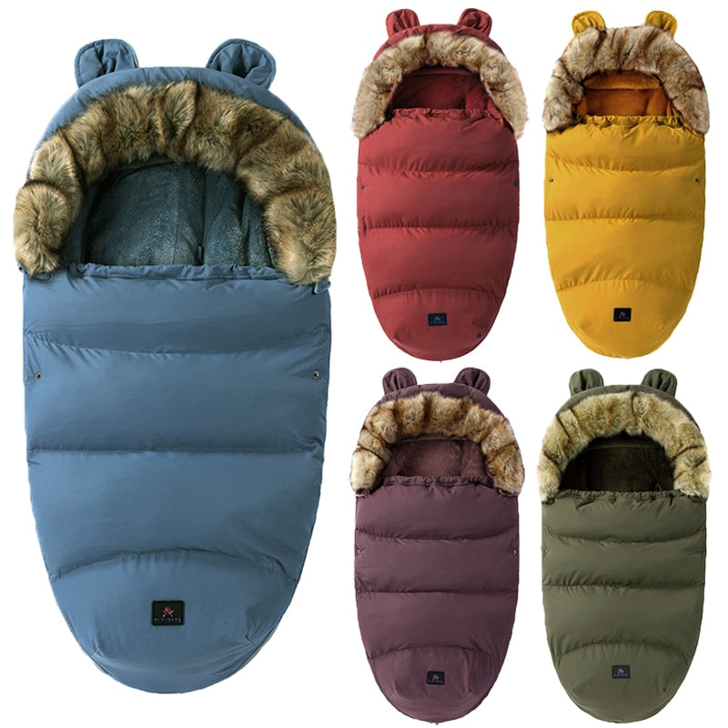 Stroller Footmuff Baby Winter Thick Pram Envelope - Just Kidding Store