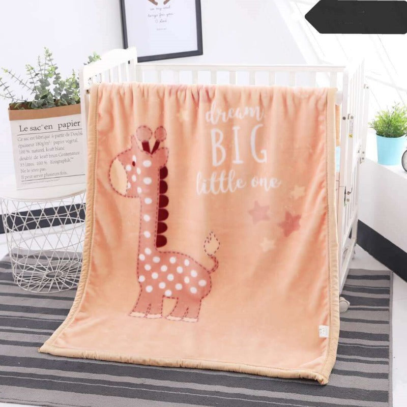 Double Layer Warm Plush Baby Children Blanket - Just Kidding Store