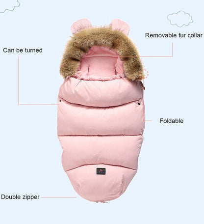 Stroller Footmuff Baby Winter Thick Pram Envelope - Just Kidding Store